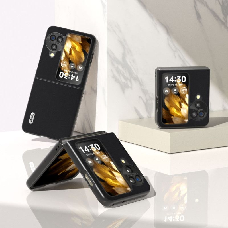 Hoesje Oppo Find N3 Flip Abeel-leer Bescherming Hoesje