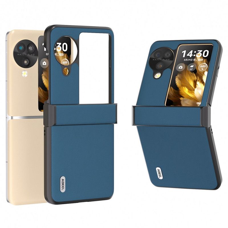 Hoesje Oppo Find N3 Flip Echt Abeel-leer