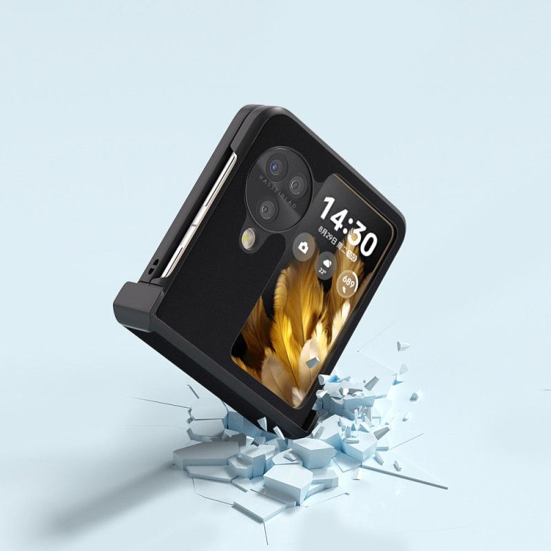 Hoesje Oppo Find N3 Flip Echt Abeel-leer