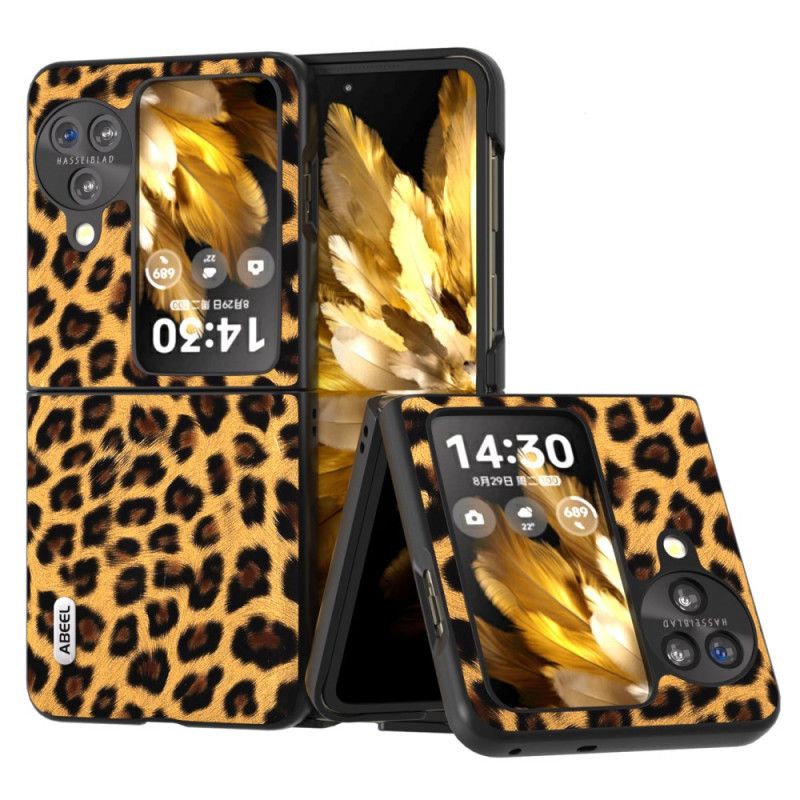 Hoesje Oppo Find N3 Flip Luipaardpatroon Abeel