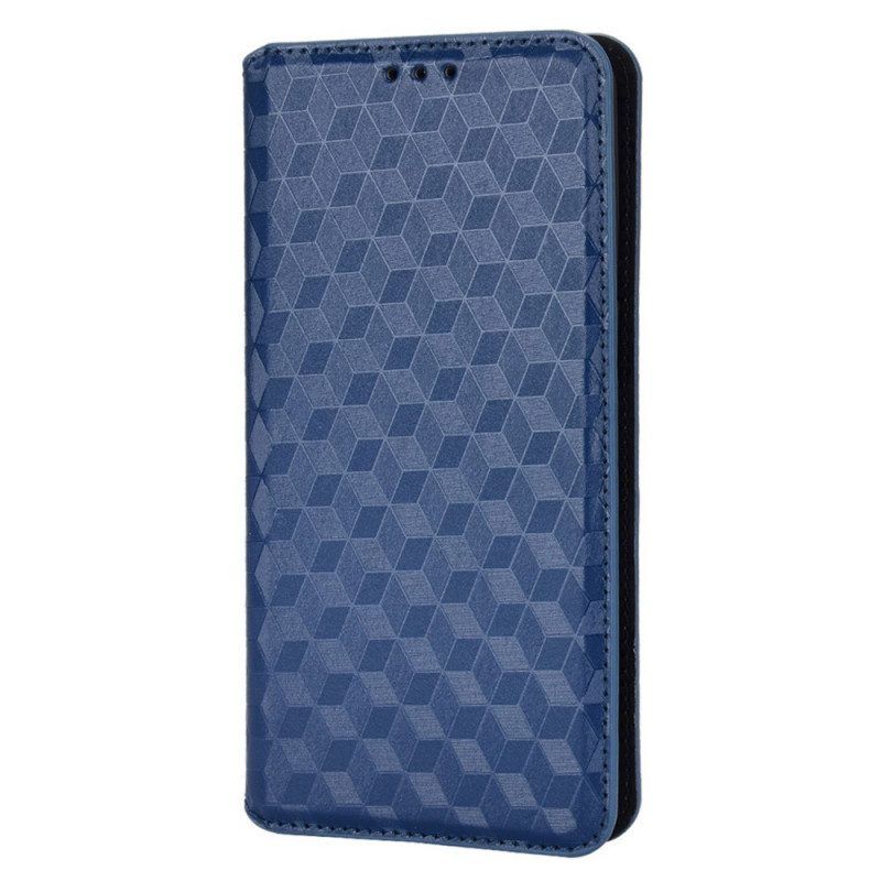 Bescherming Hoesje voor Oppo Find X5 Pro Folio-hoesje 3d Diamant Leereffect