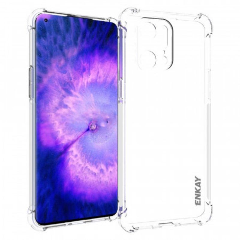 Hoesje voor Oppo Find X5 Pro Transparant Enkay