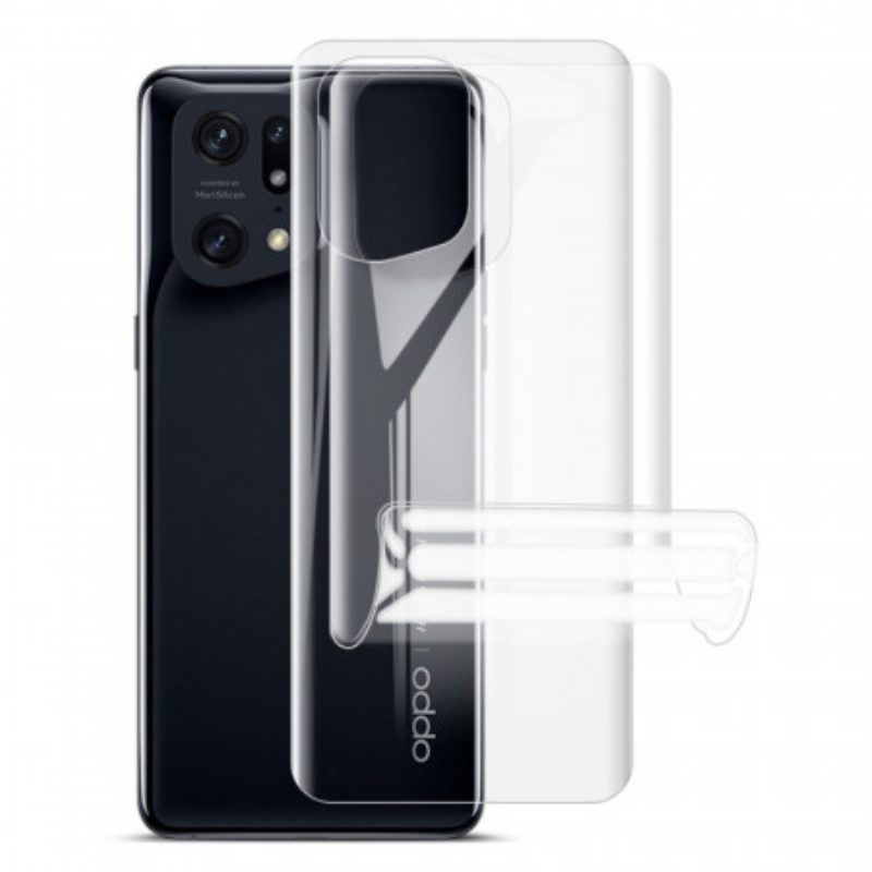 Oppo Find X5 Pro Scherm- En Rugbeschermingsfolie