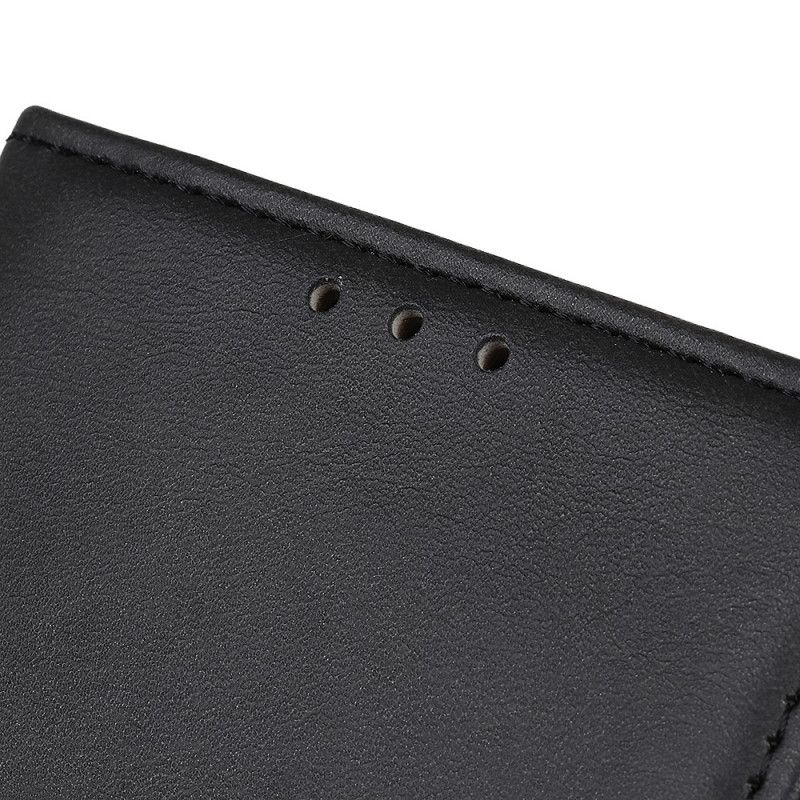 Leren Hoesje Oppo Reno 2Z Bruin Zwart Retro Mat Leereffect