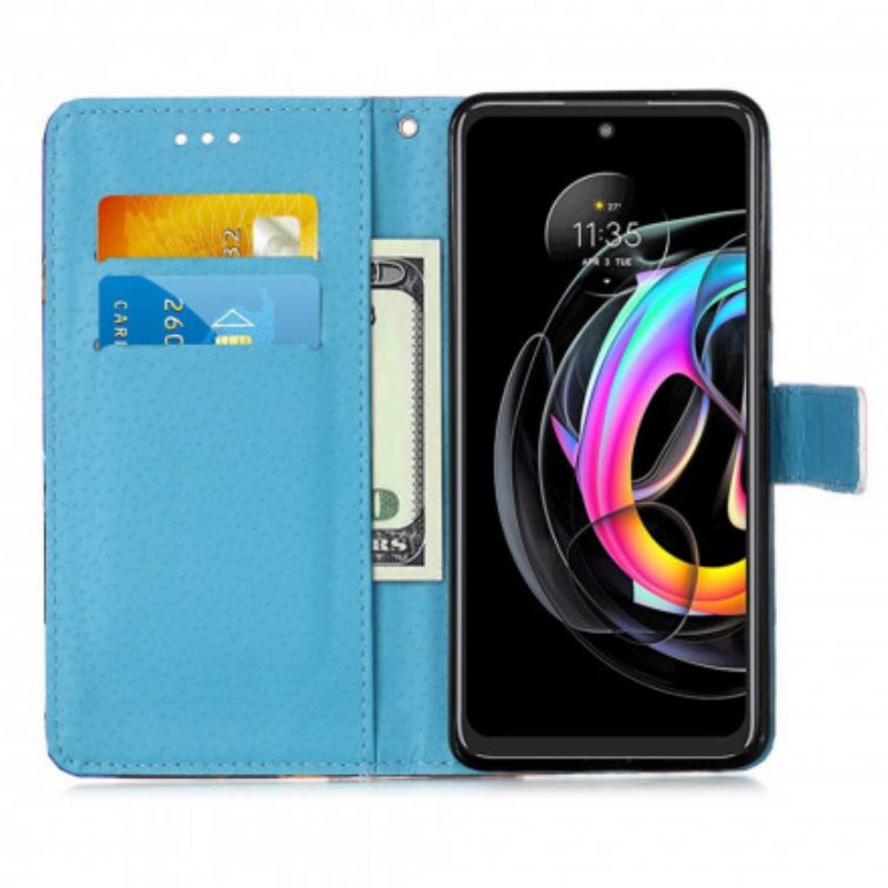 Bescherming Hoesje Motorola Edge 20 Lite Love The Wave