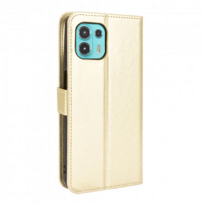 Folio-hoesje Motorola Edge 20 Lite Flitsend Kunstleer