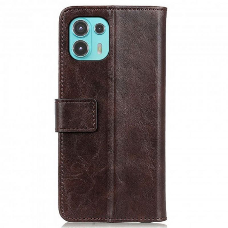 Leren Hoesje Motorola Edge 20 Lite Khazneh Elegantie Leerstijl