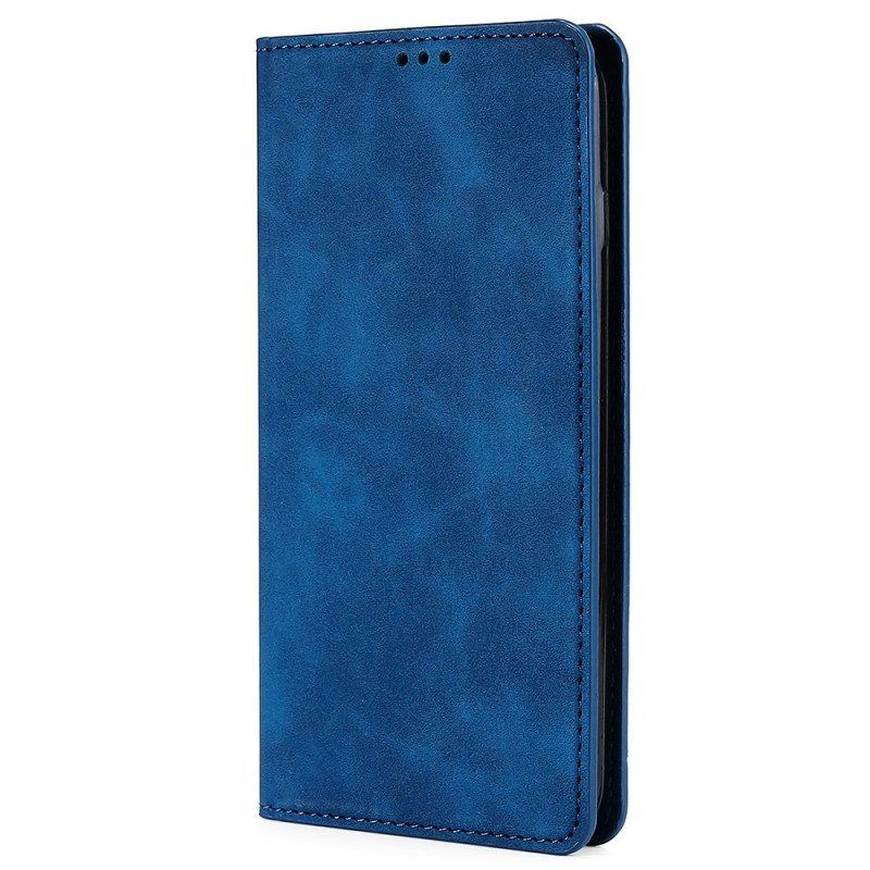 Bescherming Hoesje voor Oppo Reno 8 Folio-hoesje Leer-effect