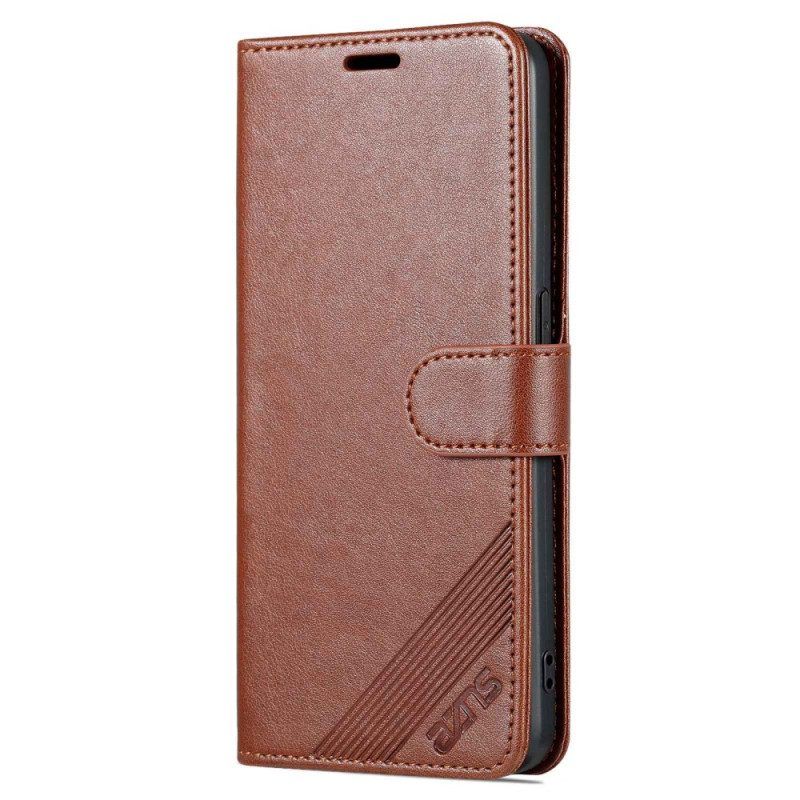 Flip Case voor Oppo Reno 8 Azns Kunstleer