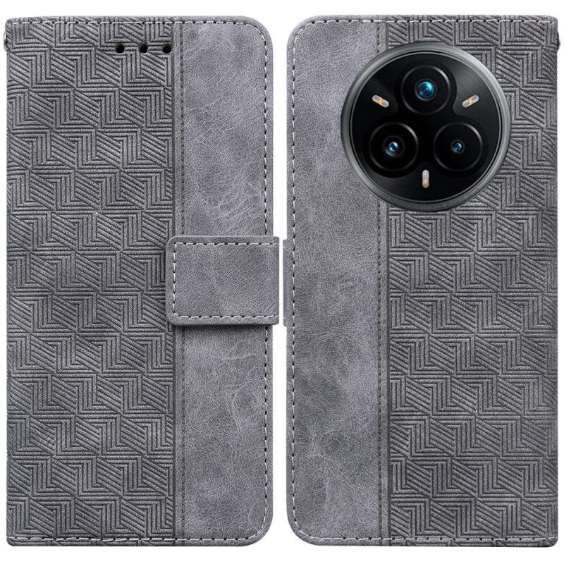 Folio-hoesje Realme 14 Pro Plus 5g Geweven Patroon