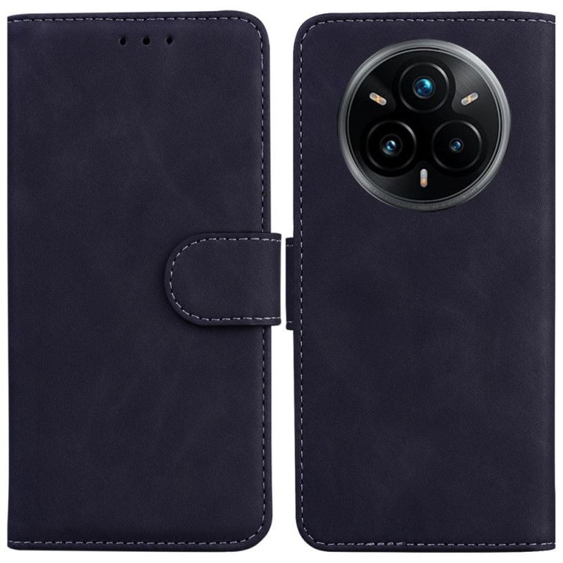 Folio-hoesje Realme 14 Pro Plus 5g Telefoonhoesje Couture Met Suède-effect