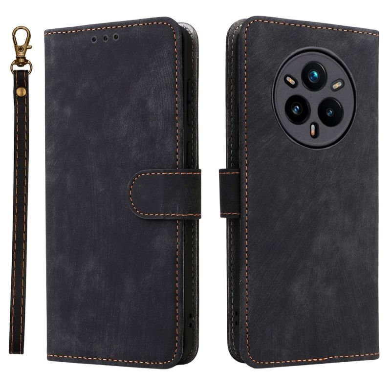 Folio-hoesje Realme 14 Pro Plus 5g Telefoonhoesje Suède-effect Met Rfid-bescherming