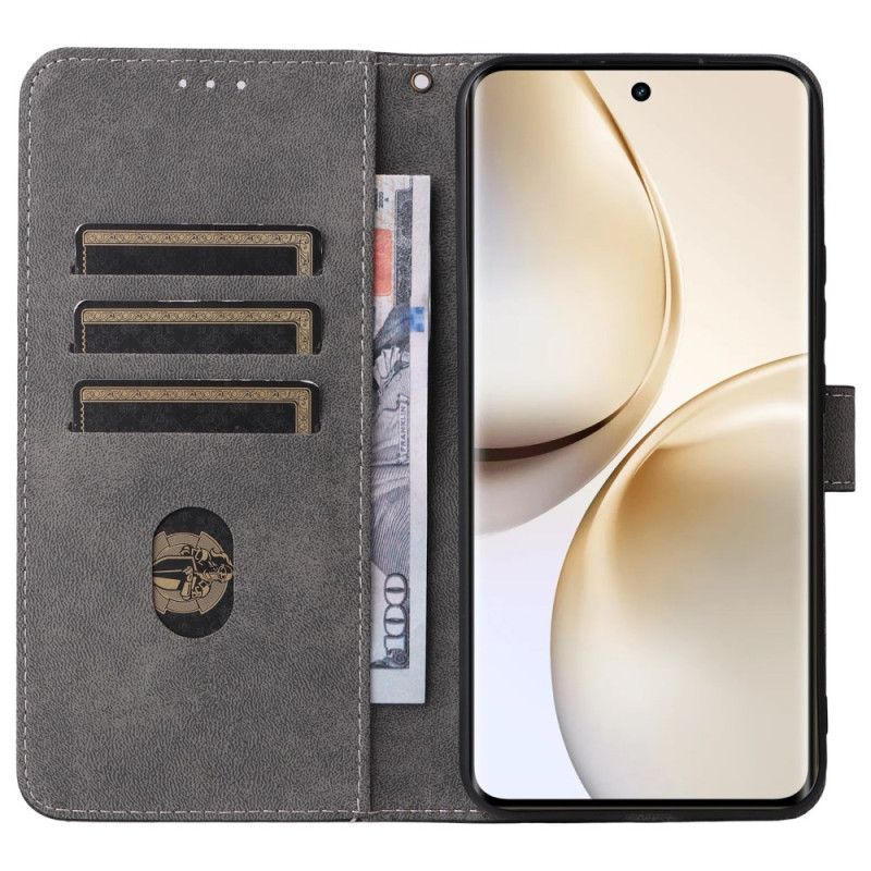 Folio-hoesje Realme 14 Pro Plus 5g Telefoonhoesje Suède-effect Met Rfid-bescherming