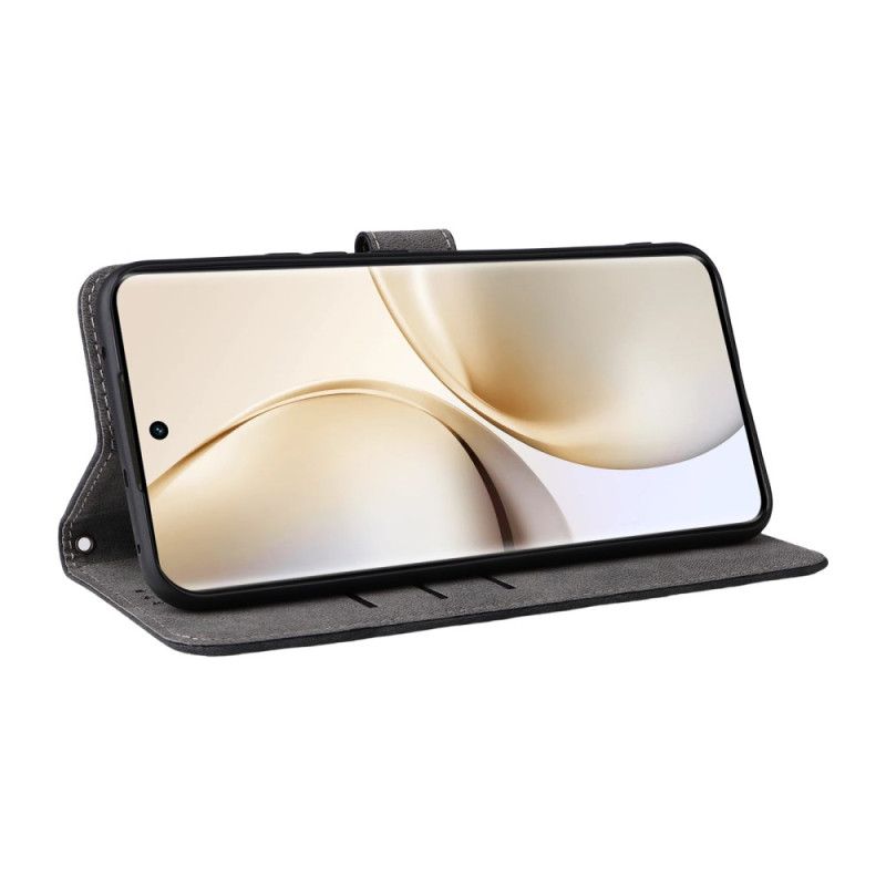 Folio-hoesje Realme 14 Pro Plus 5g Telefoonhoesje Suède-effect Met Rfid-bescherming