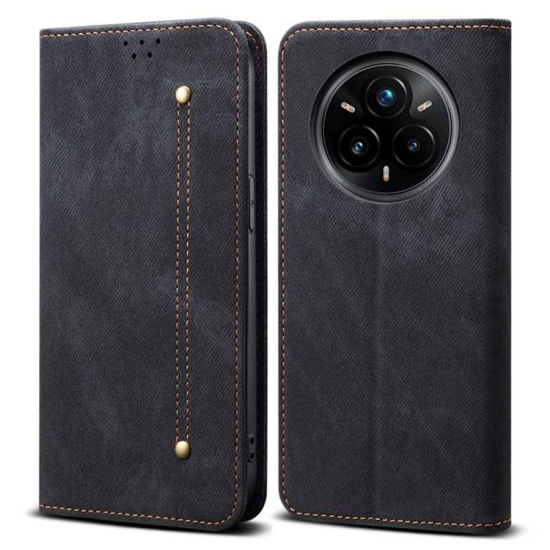 Folio-hoesje Voor Realme 14 Pro Plus 5g Denimstof