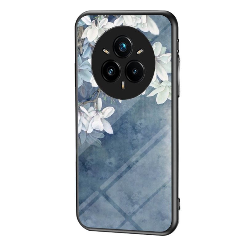 Hoesje Realme 14 Pro Plus 5g Bloemen Van Gehard Glas Bescherming Hoesje