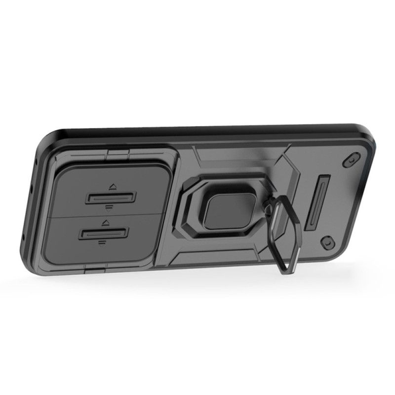 Hoesje Realme 14 Pro Plus 5g Duurzame Ring Met Verschuifbare Camerabeschermer