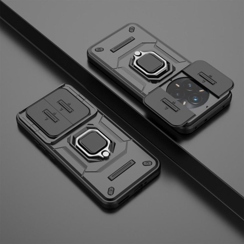 Hoesje Realme 14 Pro Plus 5g Duurzame Ring Met Verschuifbare Camerabeschermer