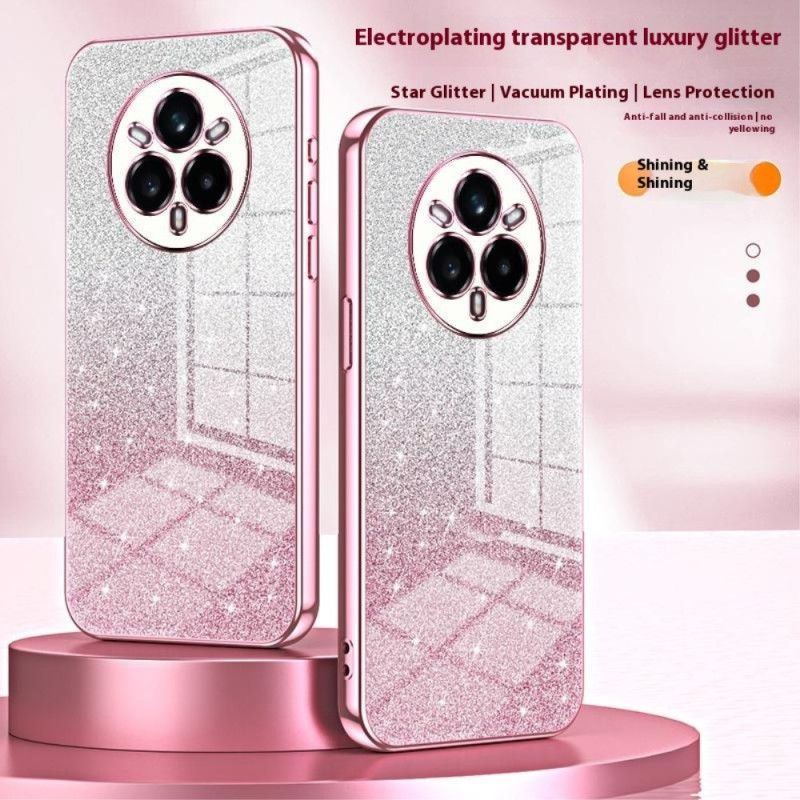 Hoesje Realme 14 Pro Plus 5g Gradiëntglitter Bescherming Hoesje