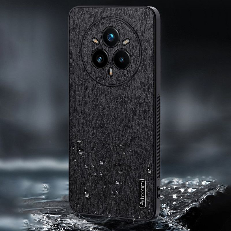 Hoesje Realme 14 Pro Plus 5g Houtnerf Bescherming Hoesje