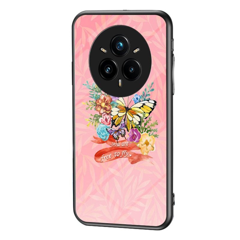 Hoesje Realme 14 Pro Plus 5g Vlinders Van Gehard Glas