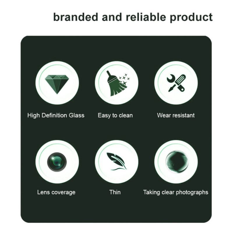 Lensbeschermer Van Gehard Glas Voor Realme 14 Pro Plus 5g (zwarte Versie)