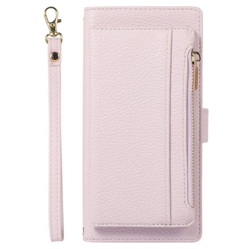 Folio-hoesje voor Xiaomi 12 Lite Portemonnee Leren Afneembare Portemonnee En Lanyard