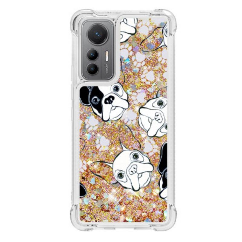 Hoesje voor Xiaomi 12 Lite Pailletten Mr Dog