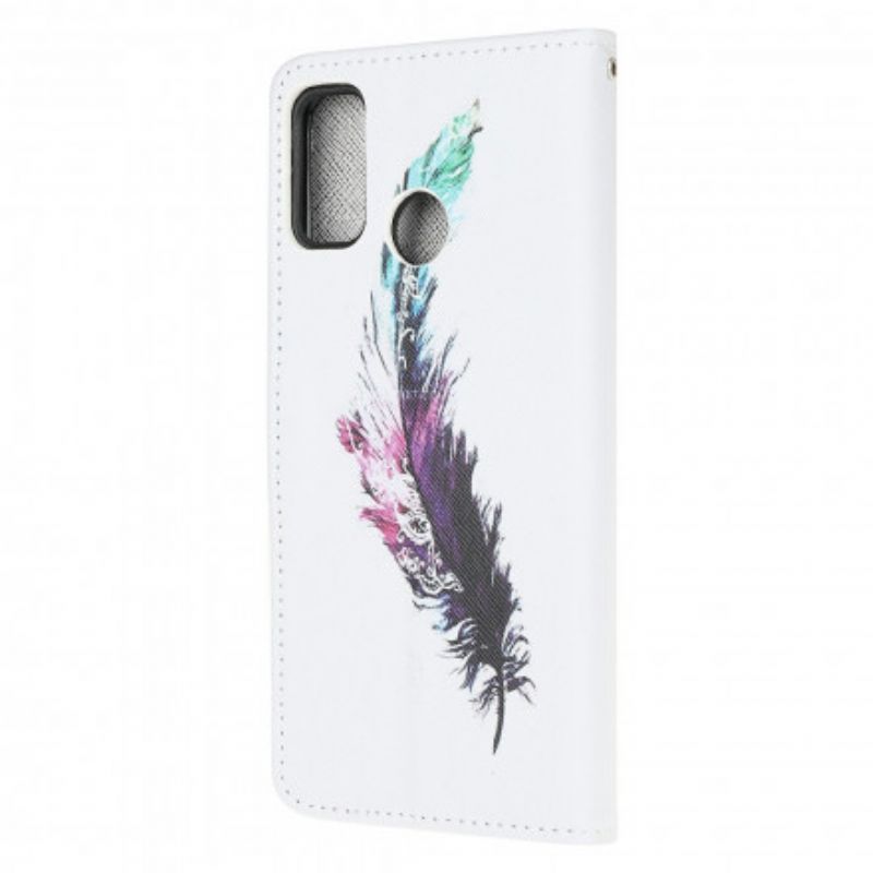 Bescherming Hoesje Moto G30 / G10 Riem Veer
