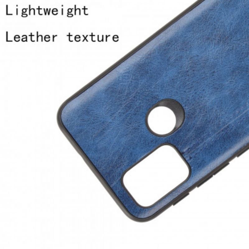 Hoesje Moto G30 / G10 Couture Leereffect Bescherming Hoesje