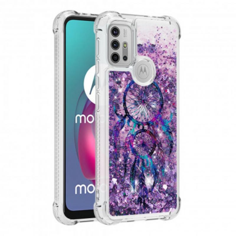 Hoesje Moto G30 / G10 Glitter Dromenvanger