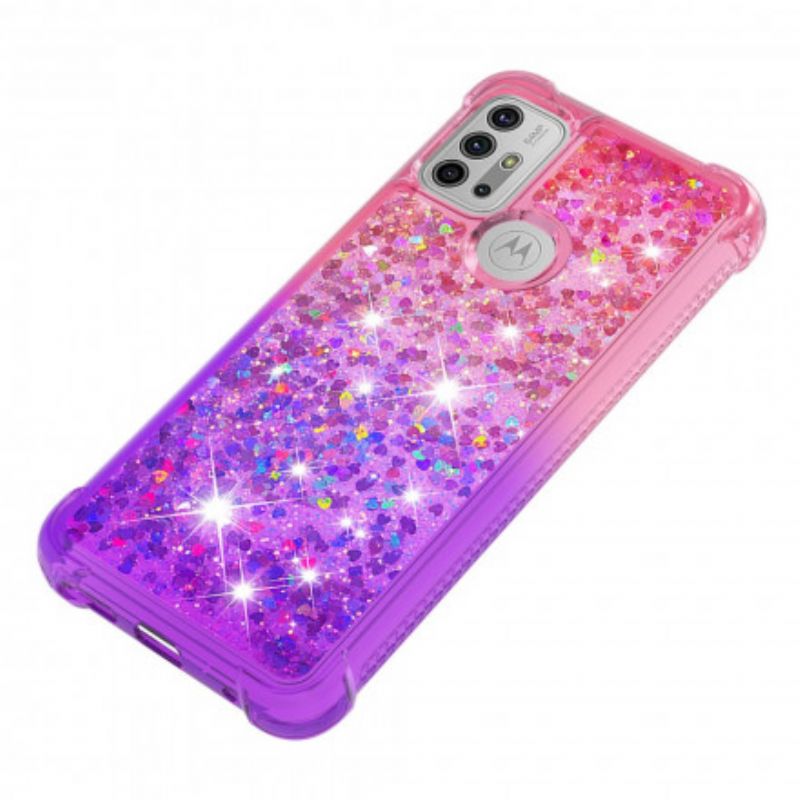 Hoesje Moto G30 / G10 Glitterkleuren