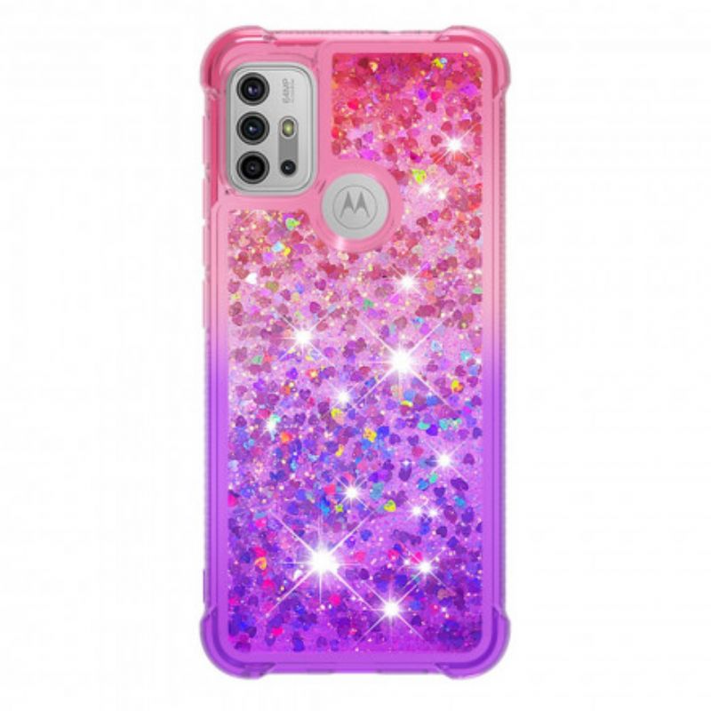 Hoesje Moto G30 / G10 Glitterkleuren