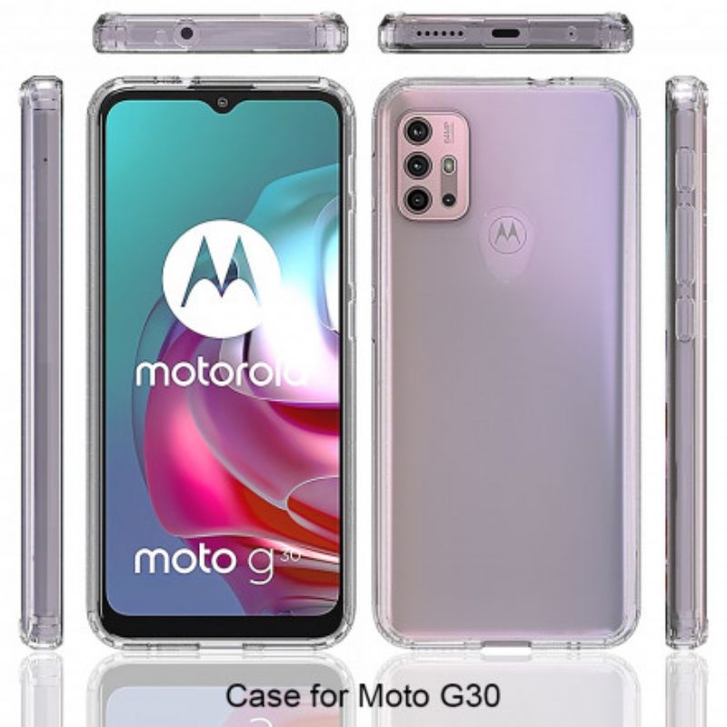 Hoesje Moto G30 / G10 Versterkte Hoeken Wissen