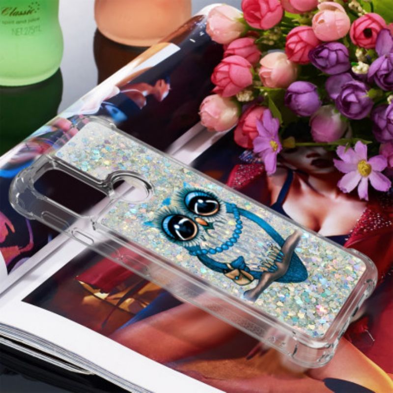 Hoesje Voor Moto G30 / G10 Miss Glitter Uil