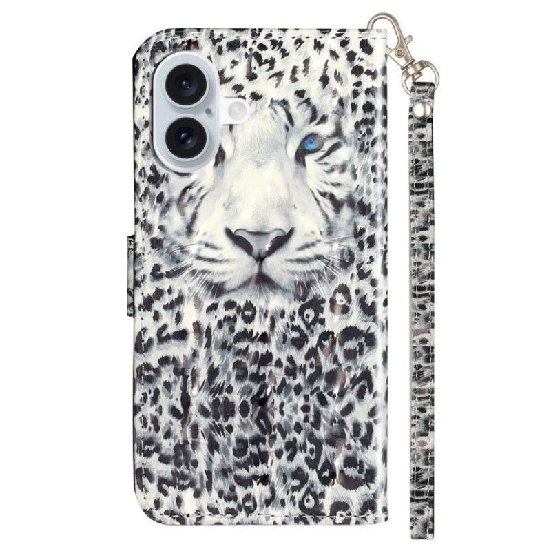 Bescherming Hoesje iPhone 16 Luipaardband