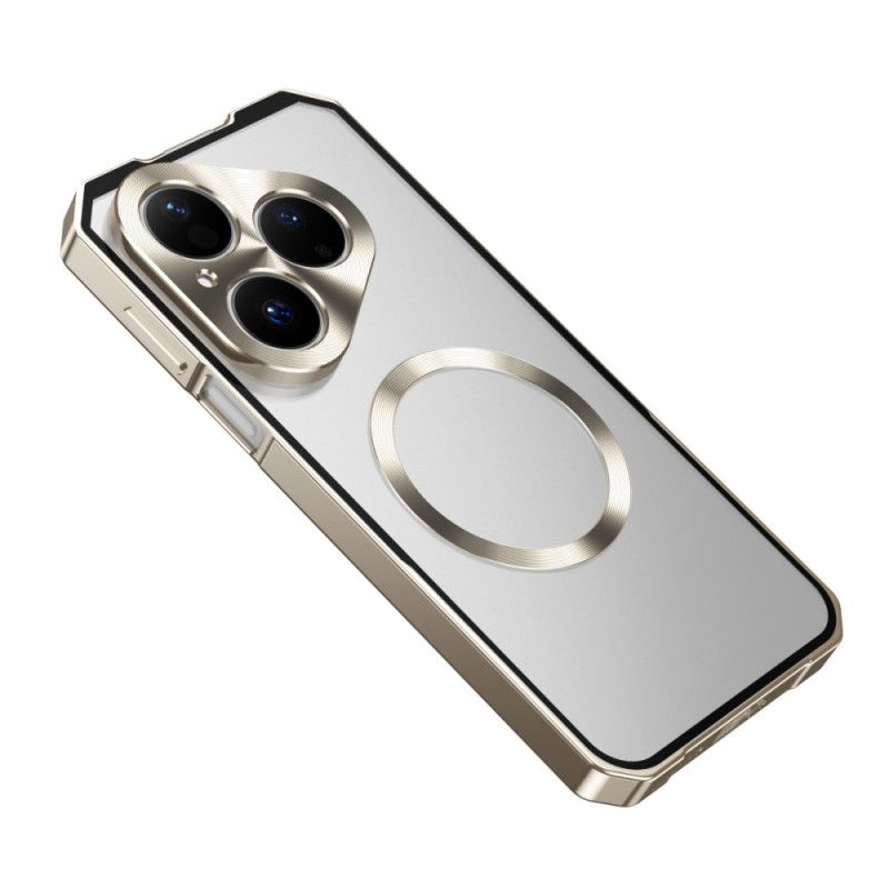 Case Hoesje Huawei Pura 80 Telefoonhoesje Magsafe Met Metalen Frame