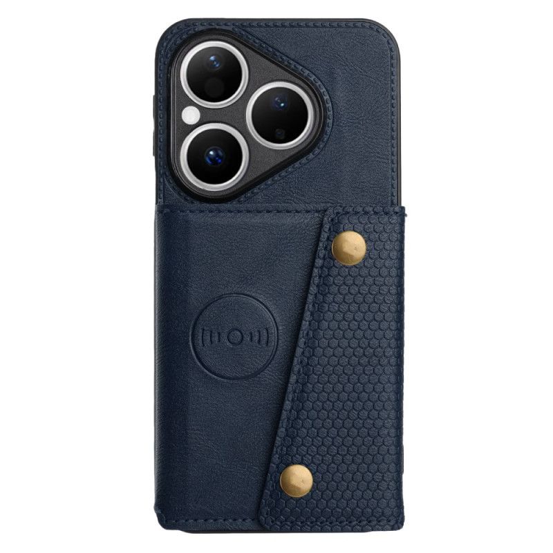Cover Hoesje Huawei Pura 80 Telefoonhoesje Kaart Met Lederlook Houder