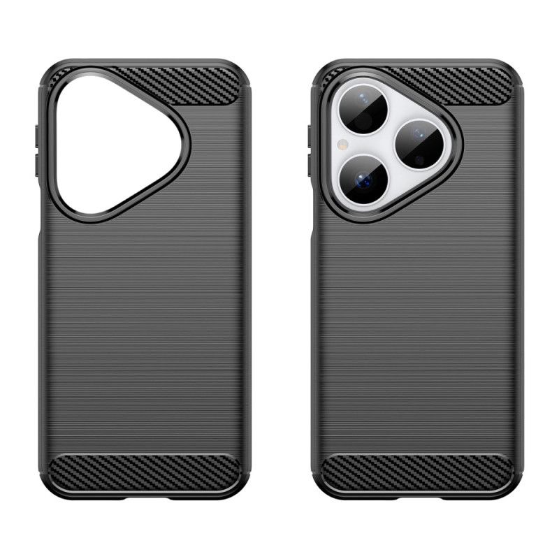 Hoesje Huawei Pura 80 Geborsteld Koolstofvezel Bescherming Hoesje