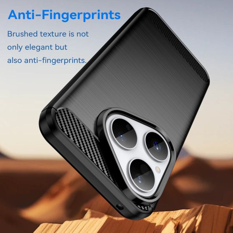 Hoesje Huawei Pura 80 Geborsteld Koolstofvezel Bescherming Hoesje