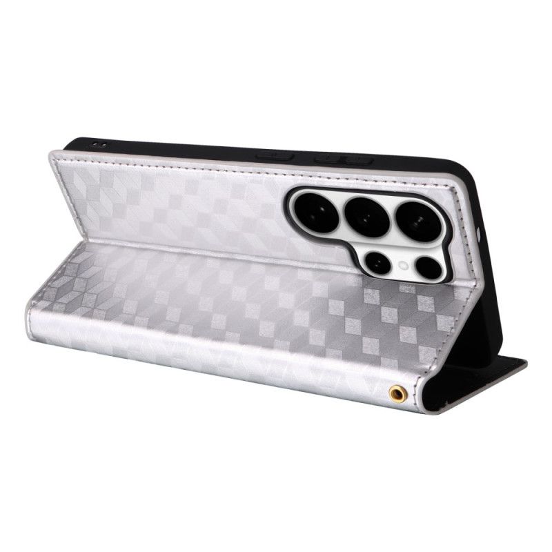 Folio-hoesje Samsung Galaxy S26 Ultra Telefoonhoesje Diamantpatroon