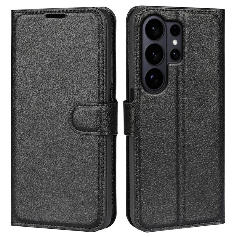 Folio-hoesje Samsung Galaxy S26 Ultra Telefoonhoesje Lychee Kunstleer