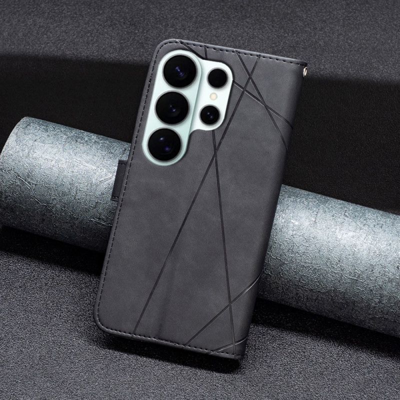 Leren Hoesje Samsung Galaxy S26 Ultra Binfen Geometrische Kleur Bescherming Hoesje