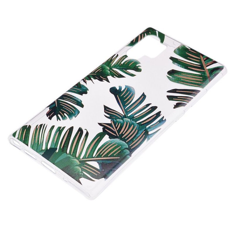 Case Hoesje Samsung Galaxy Note 10 Plus Telefoonhoesje Groene Bladeren