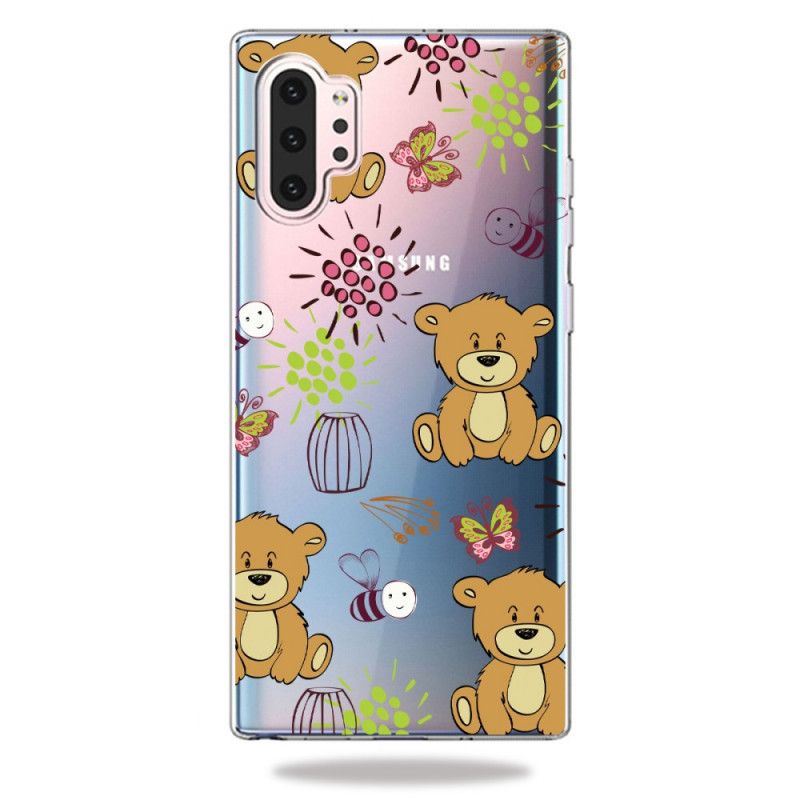 Cover Hoesje Samsung Galaxy Note 10 Plus Telefoonhoesje Top Teddyberen