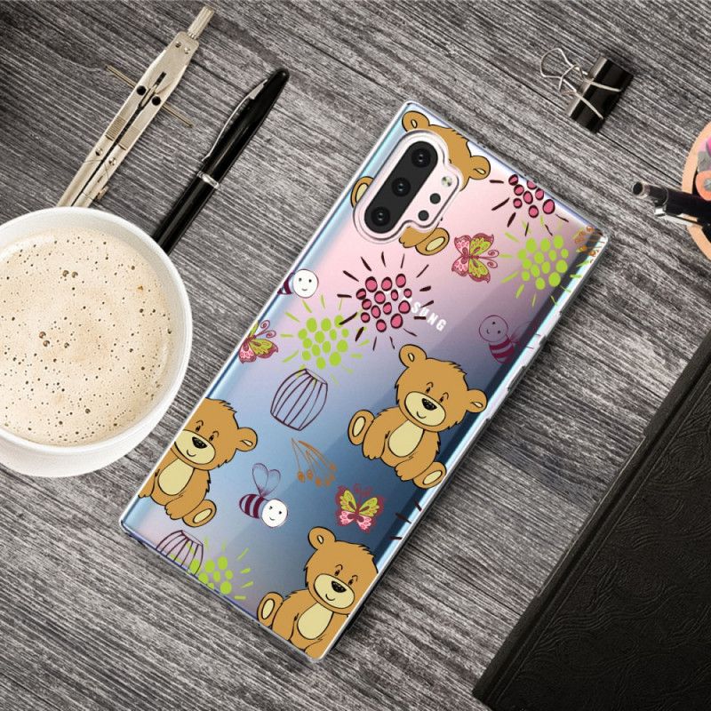 Cover Hoesje Samsung Galaxy Note 10 Plus Telefoonhoesje Top Teddyberen