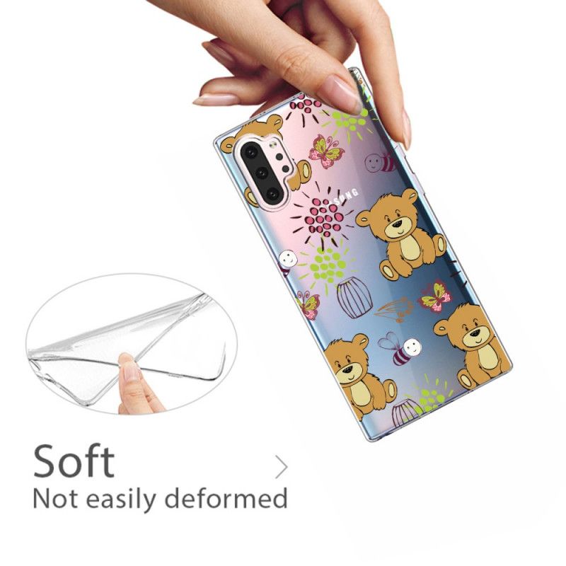 Cover Hoesje Samsung Galaxy Note 10 Plus Telefoonhoesje Top Teddyberen