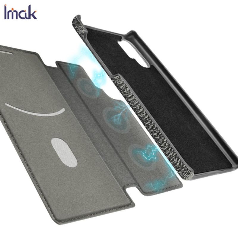 Folio-hoesje Samsung Galaxy Note 10 Plus Rood Telefoonhoesje Imak Afneembare Schaal