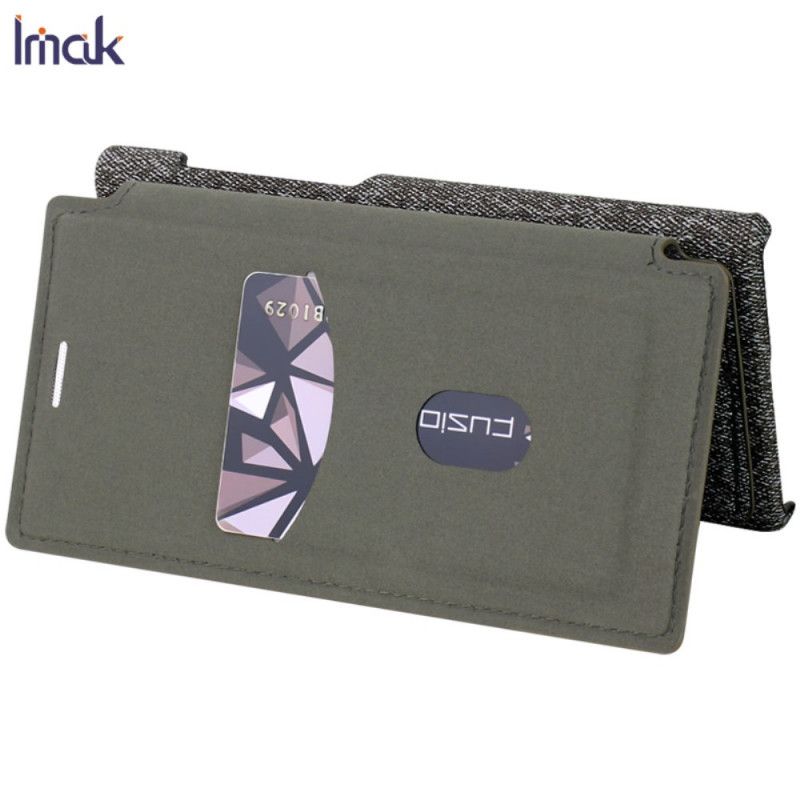 Folio-hoesje Samsung Galaxy Note 10 Plus Rood Telefoonhoesje Imak Afneembare Schaal