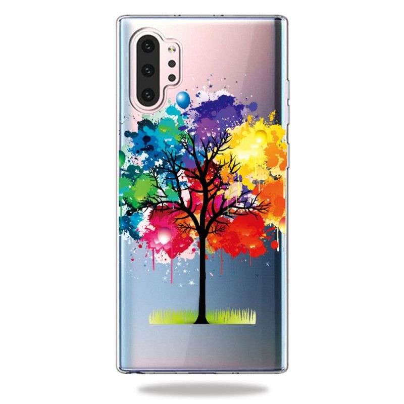 Hoesje Samsung Galaxy Note 10 Plus Transparante Aquarelboom